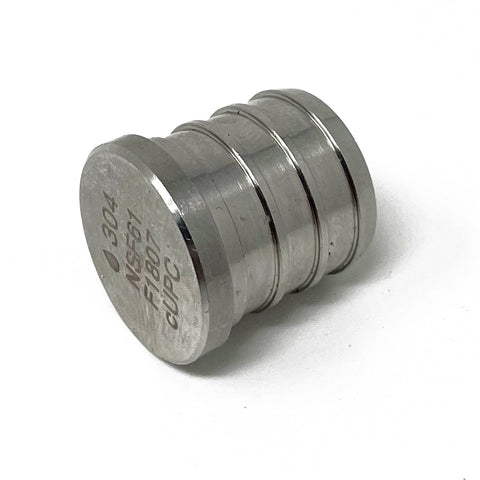Bouchon en acier inoxydable PEX 1/2"