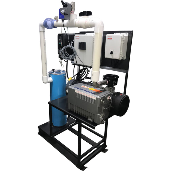 Compact vacuum pump (Electric) skid mount Airablo maple syrup equipment