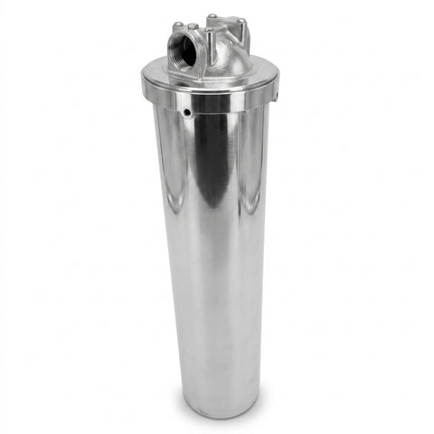 Filtreur en acier inoxydable 1" fnpt 4" * 20"