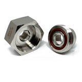 Union acier inoxydable 316 précision haute pression FPT o-ring