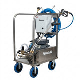 Bâti mobile en acier inoxydable 230 volt à courroie 3000psi 4gpm reconditionné