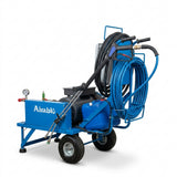 4000psi 4GPM 10hp Bâti mobile en acier 230 volt à courroie