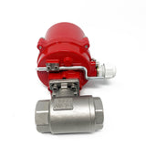 Valve électrique 3000 psi acier inoxydable