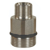 Raccord rapide en Stainless ouvert 10 000PSI "Vissé" "Mâle"