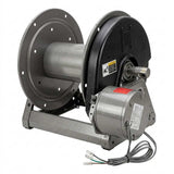 Enrouleur manuel industriel 12 VDC 3/8" 275' (1/2" 175') (Moteur à Gauche)