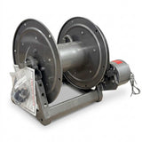 Enrouleur manuel industriel 12 VDC 3/8" 275' (1/2" 175') (Moteur à Gauche)