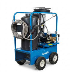 Eau chaude électrique à courroie brûleur diesel avec roues fixe