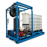 Unité de lavage 250Gal bruleur diesel 13hp honda D/élect.