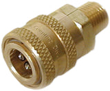 Quick coupler brass sockets or plug