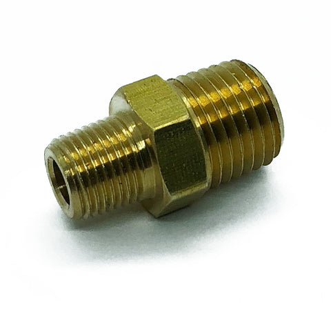 Nipple Hexagon Reduced Brass mnpt * mnpt