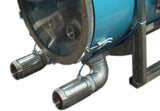 Horizontal releaser pump in stainless steel tank 18"I.D.