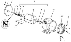 Tête seule pompe vacuum VP77 (Pièces)