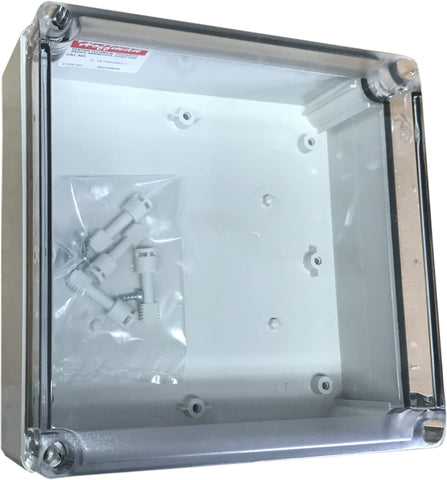 Boitier hoffman couvert transparent pour panneau solaire - Airablo