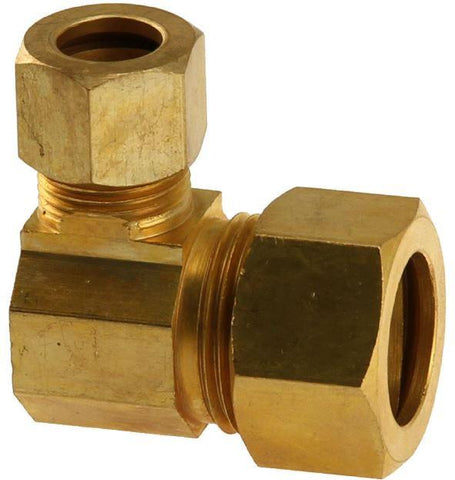 Brass compression reducing elbow 90 degre