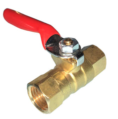 Ball valve in thread  brass 1/4" FNPT