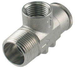 Valve de sécurité 3/4" MNPT 100psi acier inoxydable 304 *non ajustable*