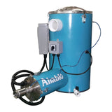 Vertical releaser with pump in stainless steel horizontal