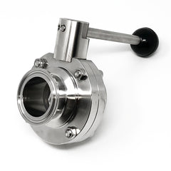 Tri-Clamp sanitary valve butterfly Stainless steel 304 1 1/2"