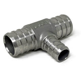 T en acier inoxydable PEX 3/4" * 3/4" * 1/2" (lot de 10x)